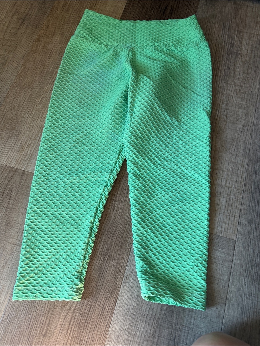 Booty by Brabants Mint & Teal Textured Leggings - Picture 2 of 3